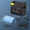 SucceBuy Ultrasonic Cleaner Lave-Dishes Portable Washing Machine