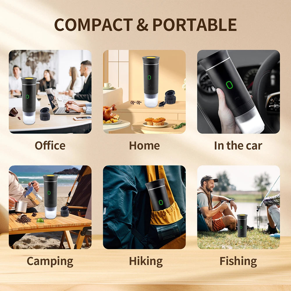 Wireless Portable Espresso Coffee Maker Rechargeable Electric — product view 7