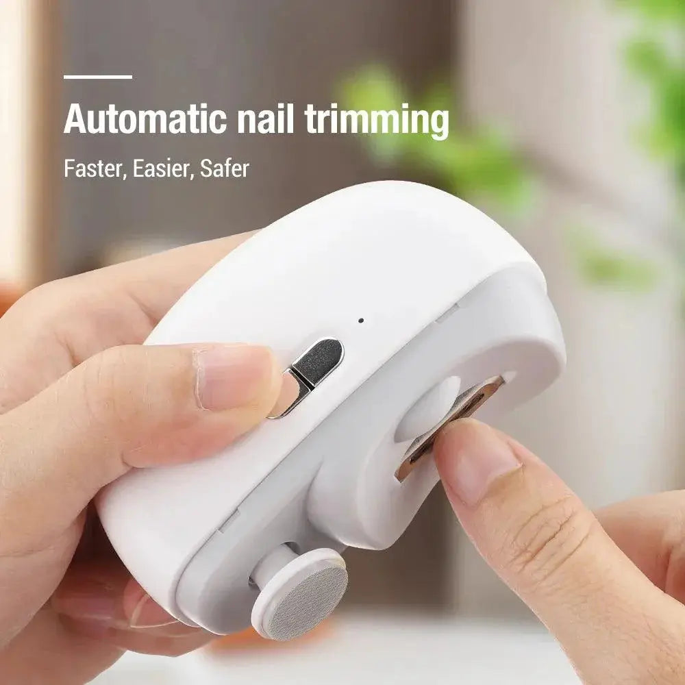 2 In 1 Electric Nail Clipper And File For Adults And Babies