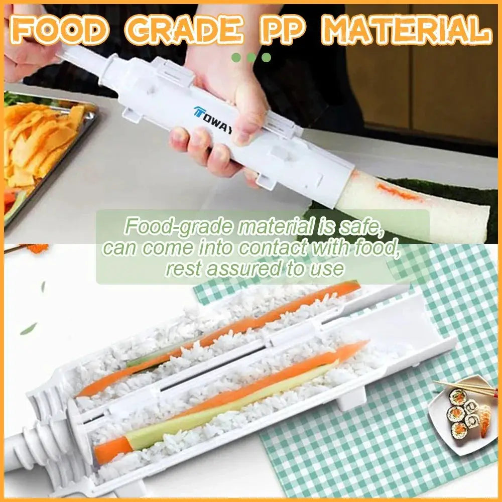 Quick Sushi Maker Japanese Roller Rice Mold Bazooka Tools