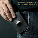 Slim Card Wallet for Men AirTag Tracking