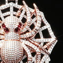 Iced Spider Web Pendant Hip