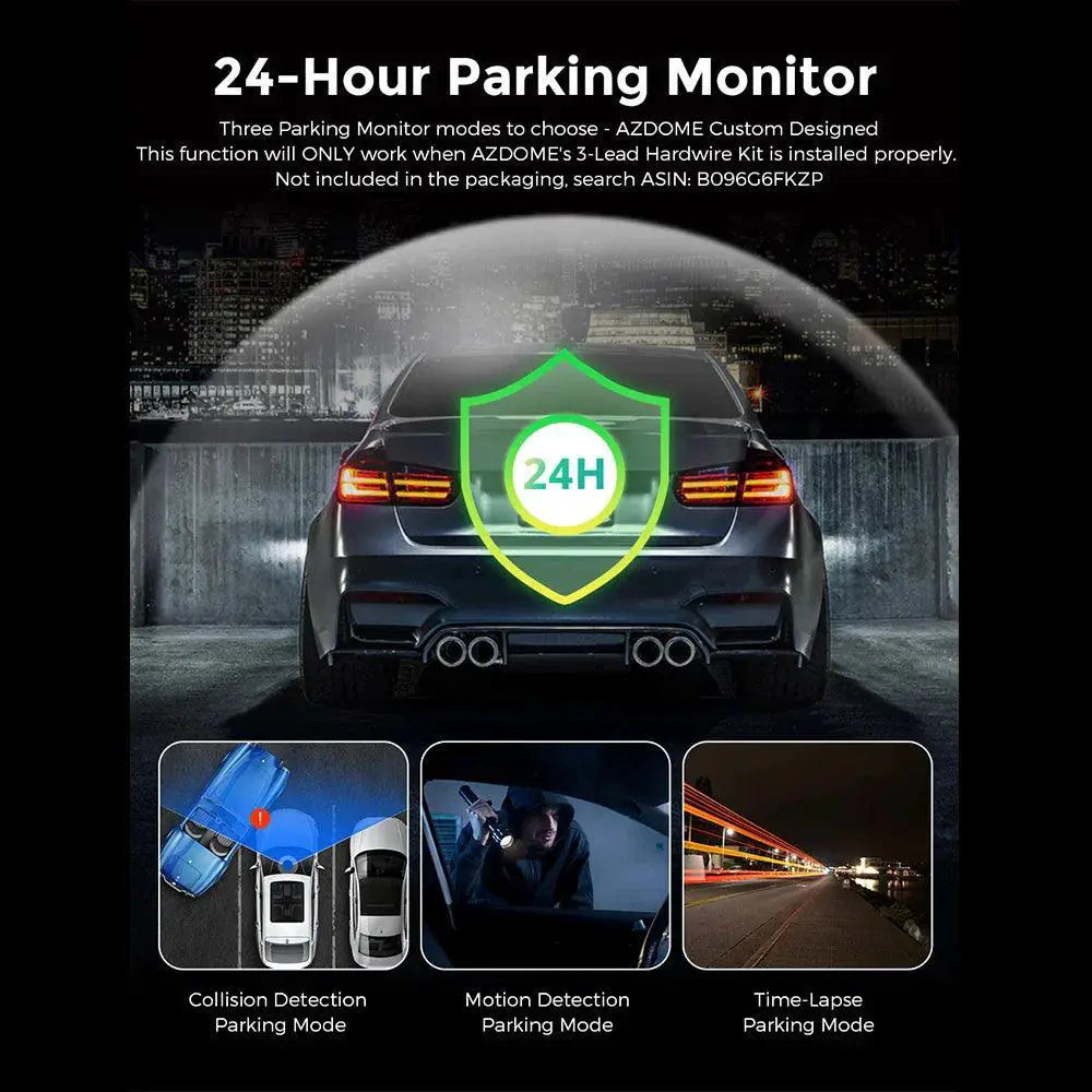 AZDOME M550 Dash Cam 4K Enhanced Car Surveillance System