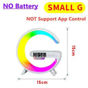 4 In 1 Wireless Charger Pad Stand Speaker RGB Night Light