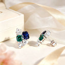 Gold Plated Zircon Stud Earrings