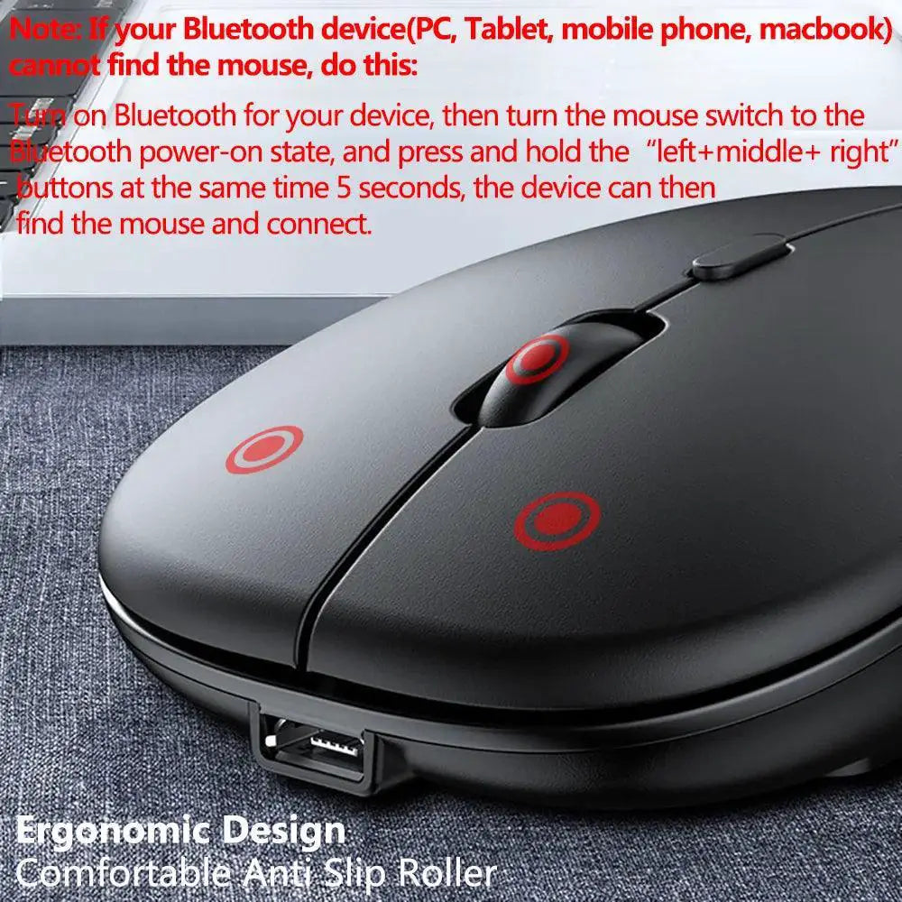 Rechargeable Bluetooth Gaming Mouse For Precision Control