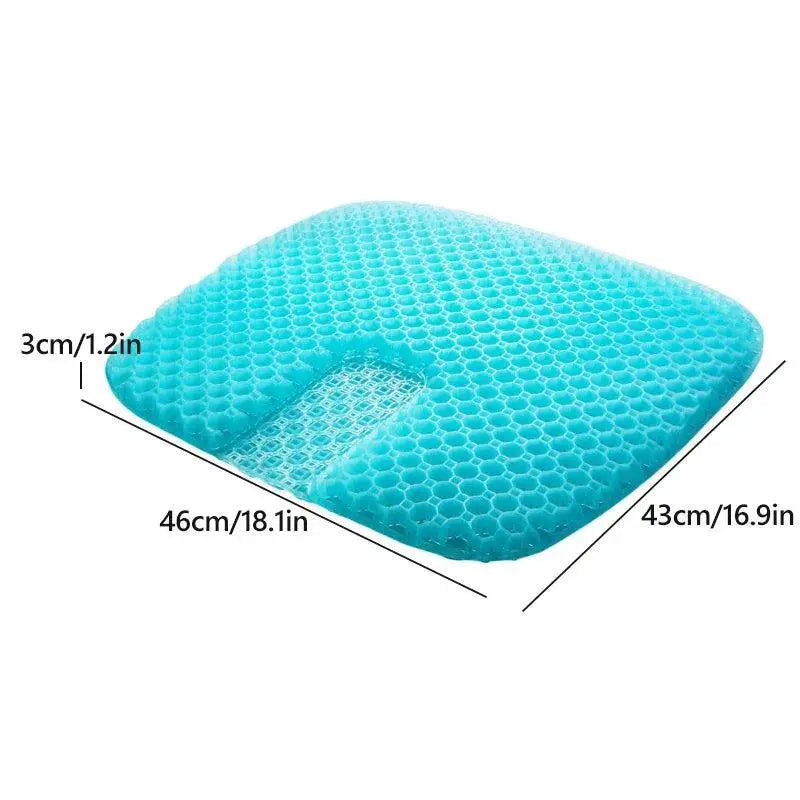 Cooling 3D Gel Memory Foam Cushion Honeycomb Design