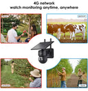 Outdoor PTZ Camera for Homes 4MP Clarity