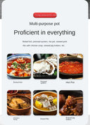 Pressure Cooker Induction Compatible Pot 18cm Stainless Steel