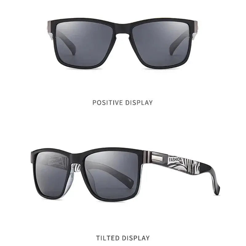 Unisex Vintage Polarized Square Sunglasses UV400 Protection