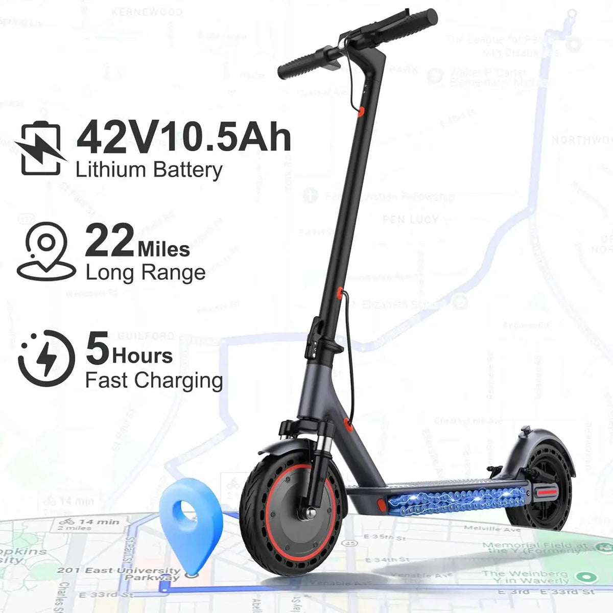 Foldable Adult Electric Scooter — product view 3