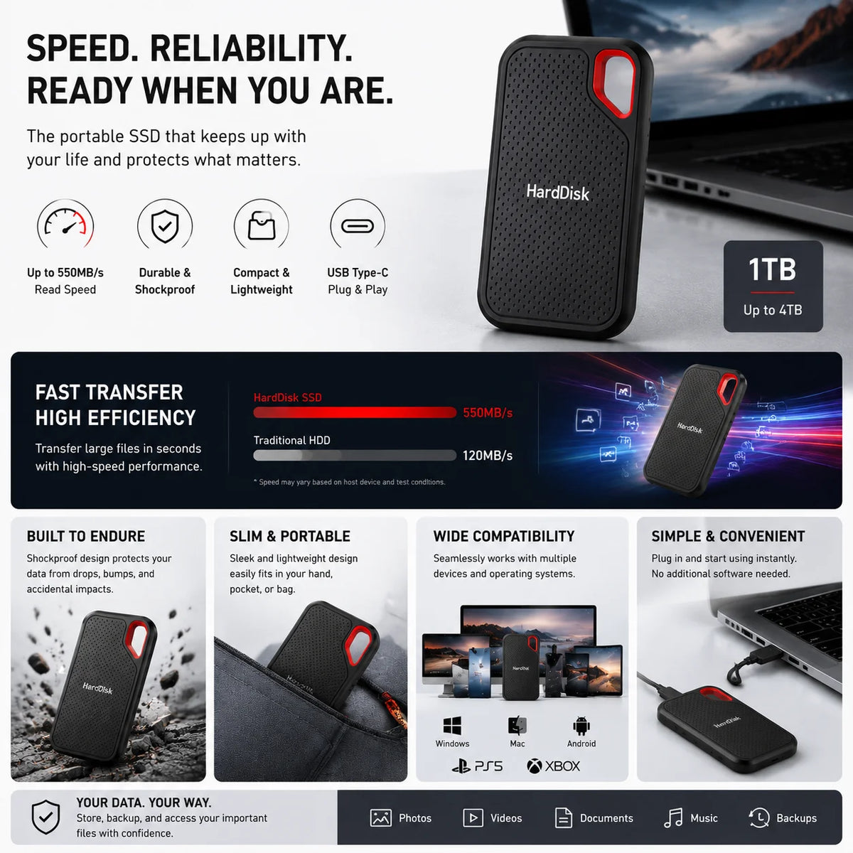 USB Desktop Portable SSD