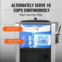 VEVOR Commercial Soft Ice Cream Machine Flavors PreCooling LED