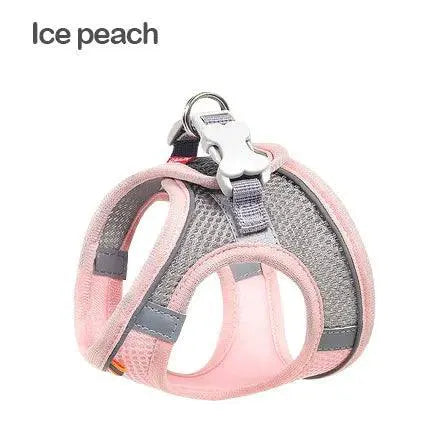 Kimpets Reflective Dog Harness for Walks – Ice Peach / S 2.5-4kg product view 8
