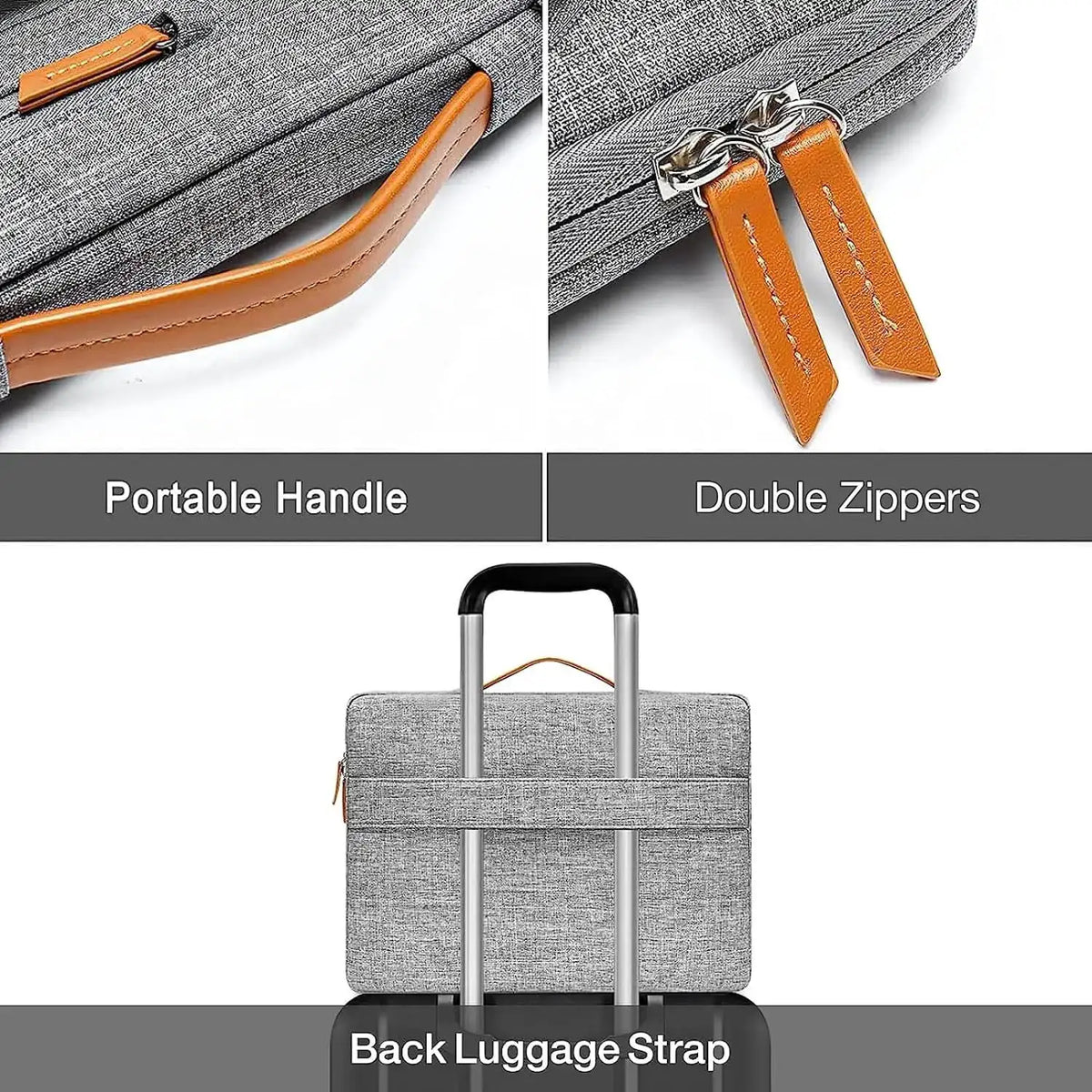 360 Protective Laptop Sleeve Case for Macbook Pro 13 14 15 16 inch HP Dell Acer Lenovo Notebook Briefcase for Mac Air15 A2941