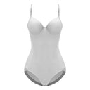 Silky Underwire White Bodysuit Shapewear for Women