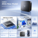 Compact AMD Ryzen Mini Desktop PC
