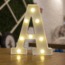 Battery-Operated LED Alphabet Lights for Home and Party Decor