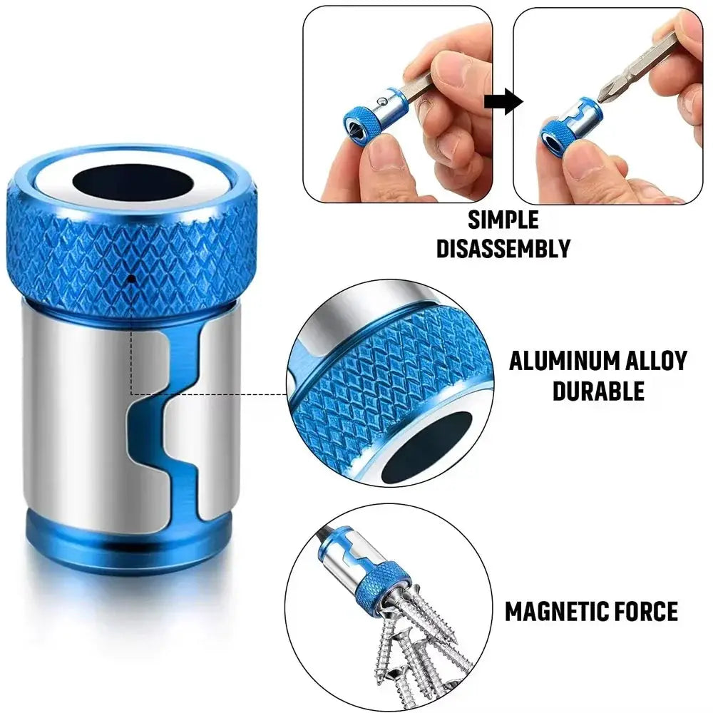 5 Pcs Magnetic Screw Rings For 1/4 Inch Screwdriver Bits