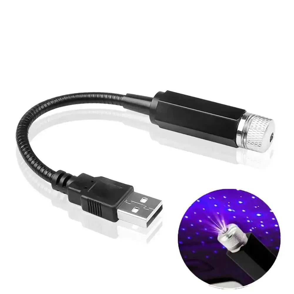 Adjustable USB Galaxy Lamp For Car Interior Ambient Lighting