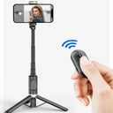 Bluetooth Selfie Stick Foldable Wireless Tripod for iPhone 15 14 Samsung S24 S23