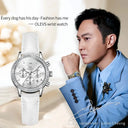 Luxury Luminous Womens Leather Watch