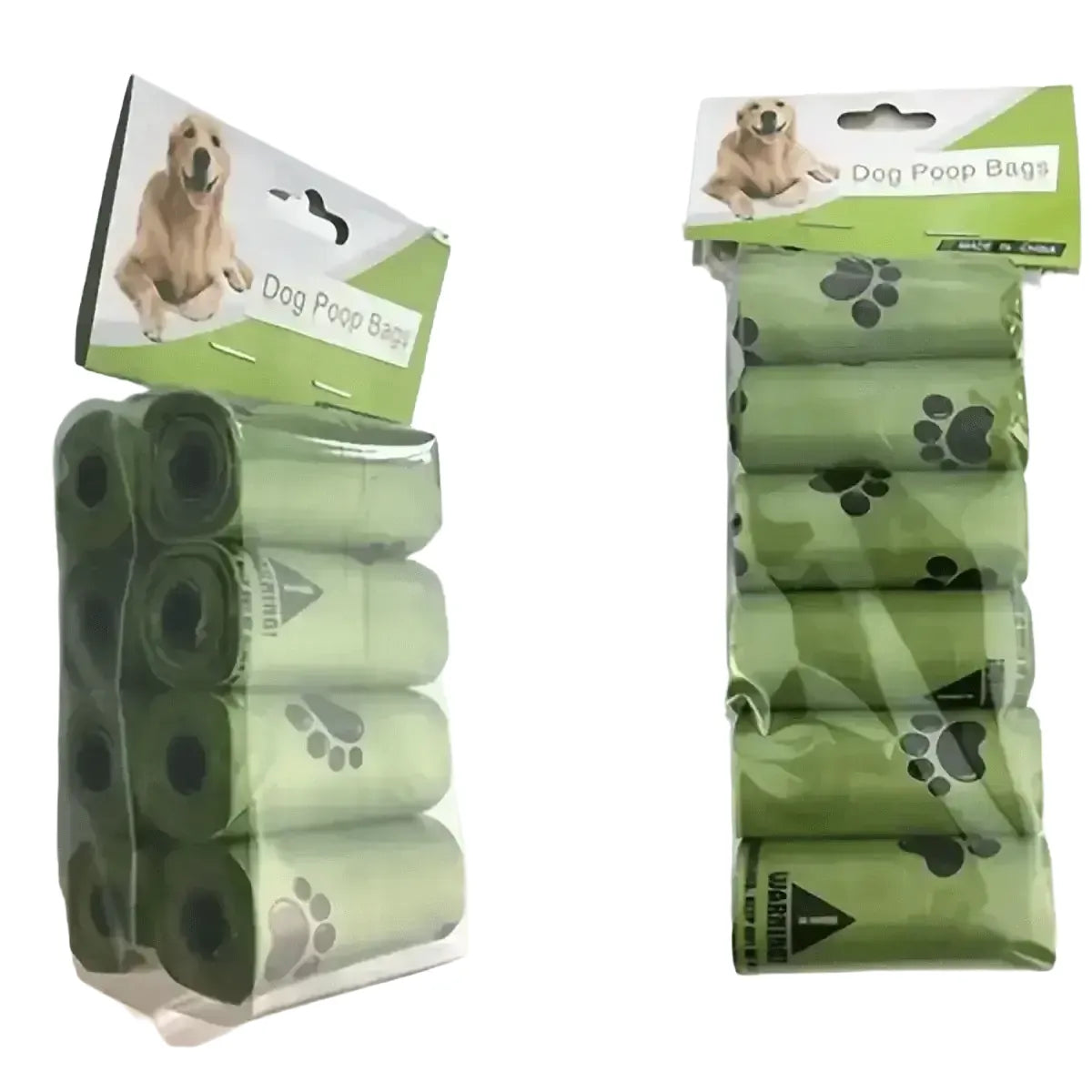 Leak-Proof Dog Poop Bags for Park Walks — 4pcs
