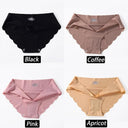 Silk Comfort Briefs Set: Luxurious Seamless Panties Women
