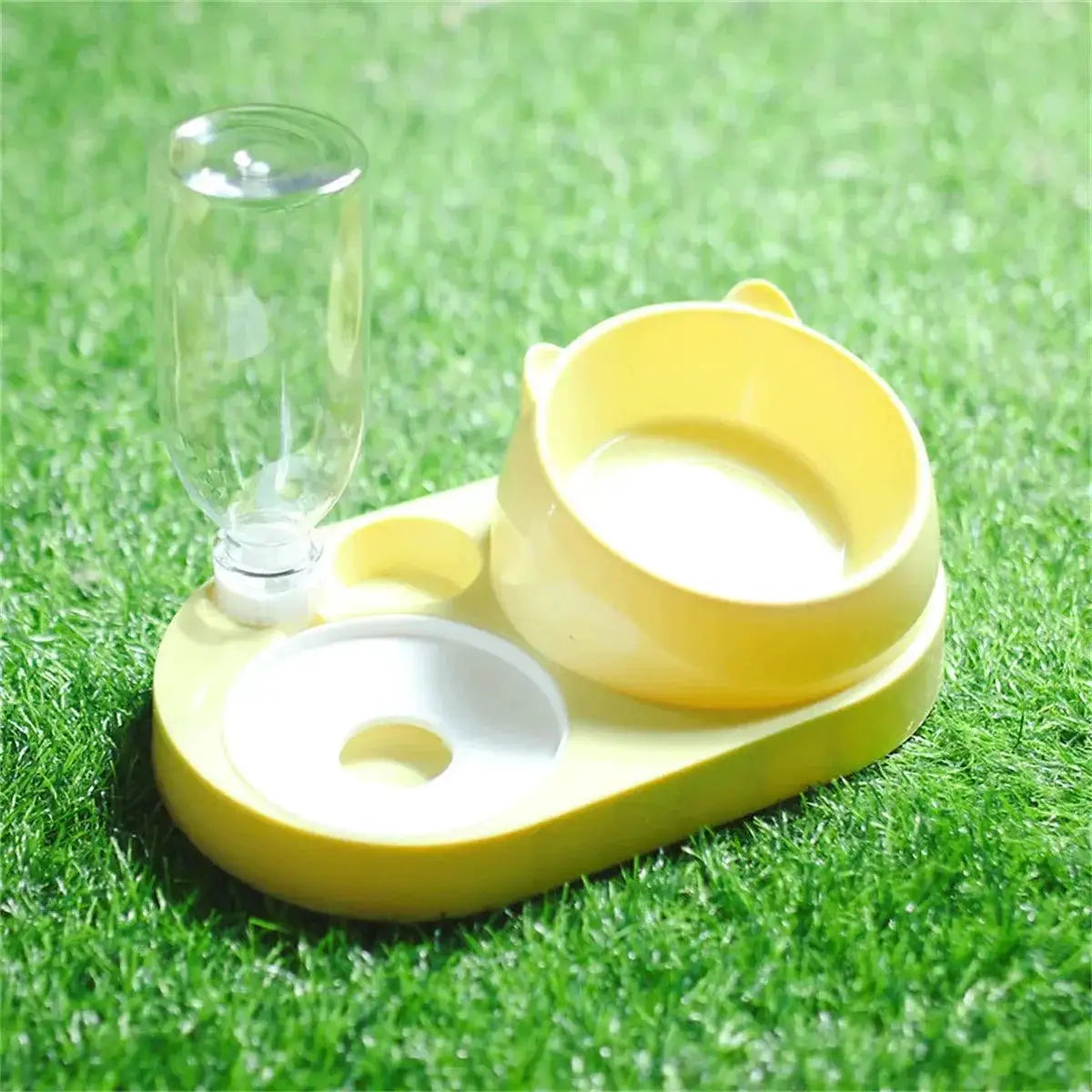Pet Bowl Automatic Feeder Water Dispenser Double Dish Stand — product view 11