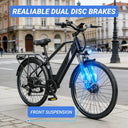 Dyu C5 1000W Electric Bike with Battery