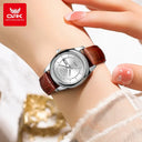 Womens Quartz Leather Watch