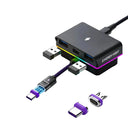 RGB Magnetic Mouse Dock Secure Cable Hub