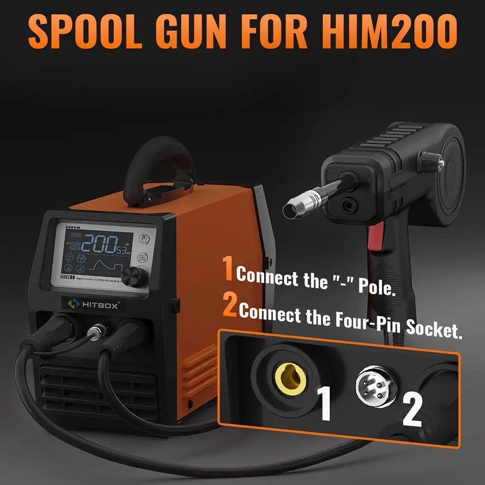 AIM145 and HIM200 Compatible MIG Spool Gun — product view 3