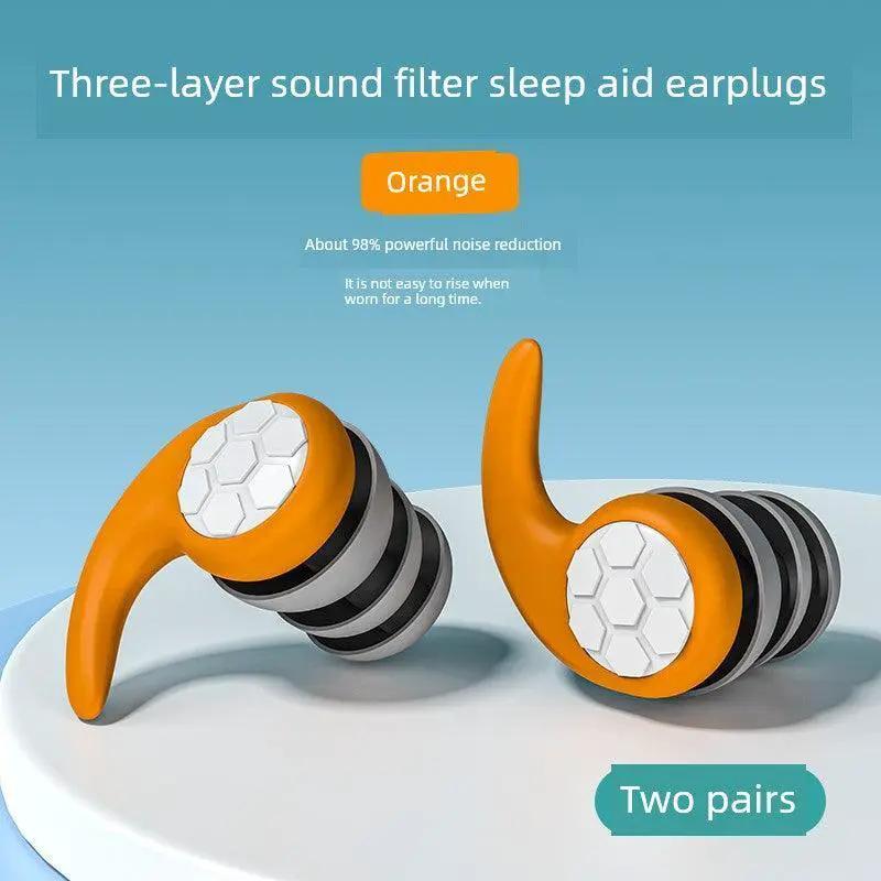 German Silicone Noise Reduction Earplugs For Quiet Comfort