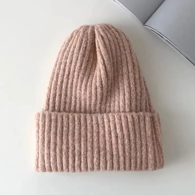Unisex Thick Knit Beanie Balaclava Hat For Women And Men
