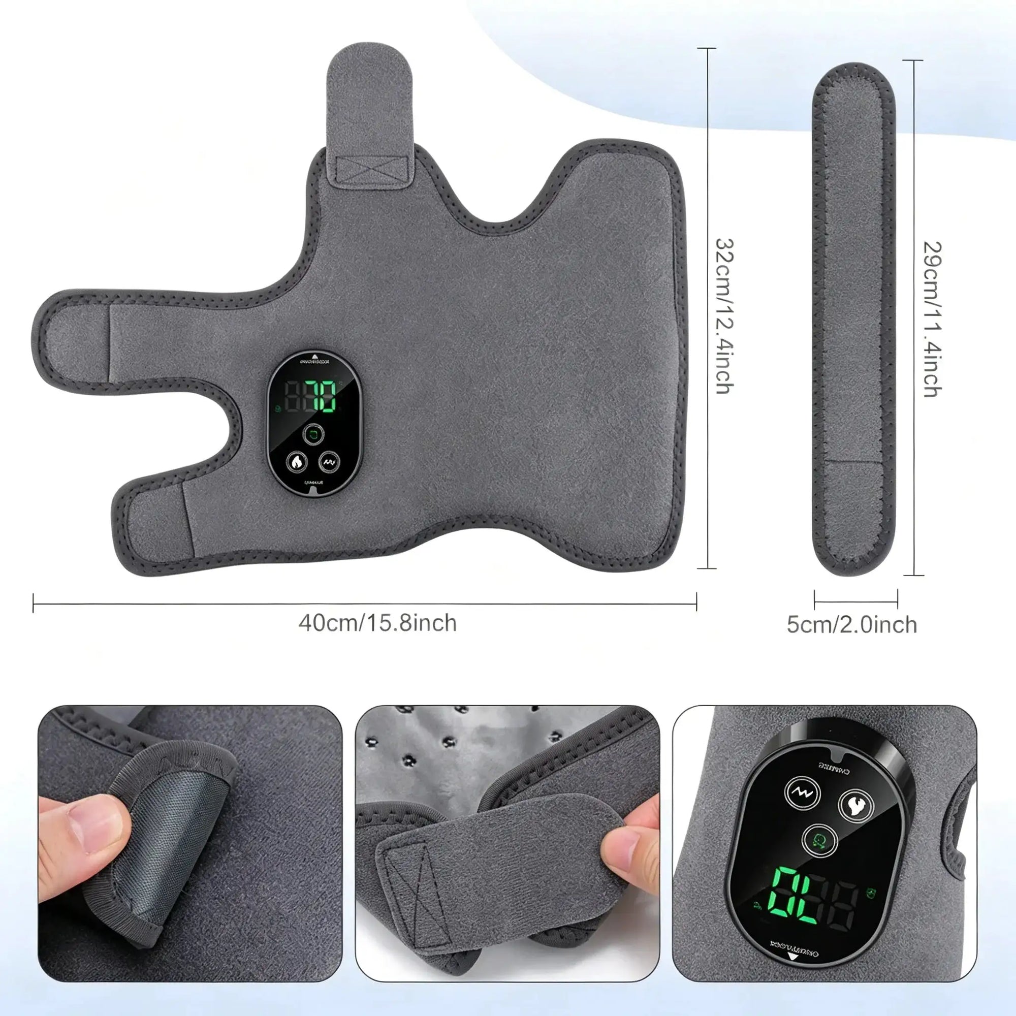 3-in-1 Vibration Massager for Ankle, Wrist & Foot，Foot Massager Suitable for Giving Gifts to Elders and Parents During Festivals