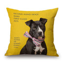 Dachshund Dog Painting Cotton Linen Pillow Covers Whimsical Home Decor