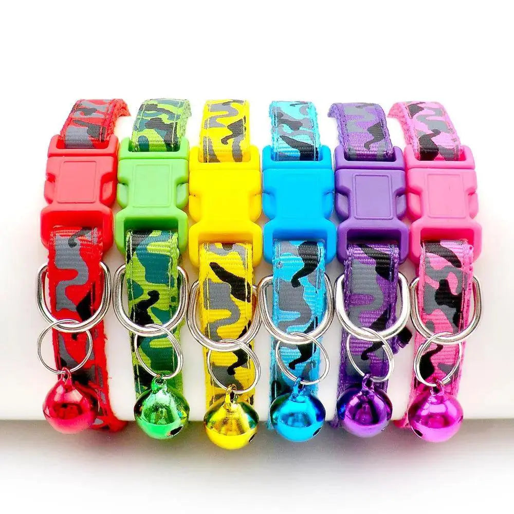 Wholesale Cat Collars With Bell Adjustable Safety Necklaces