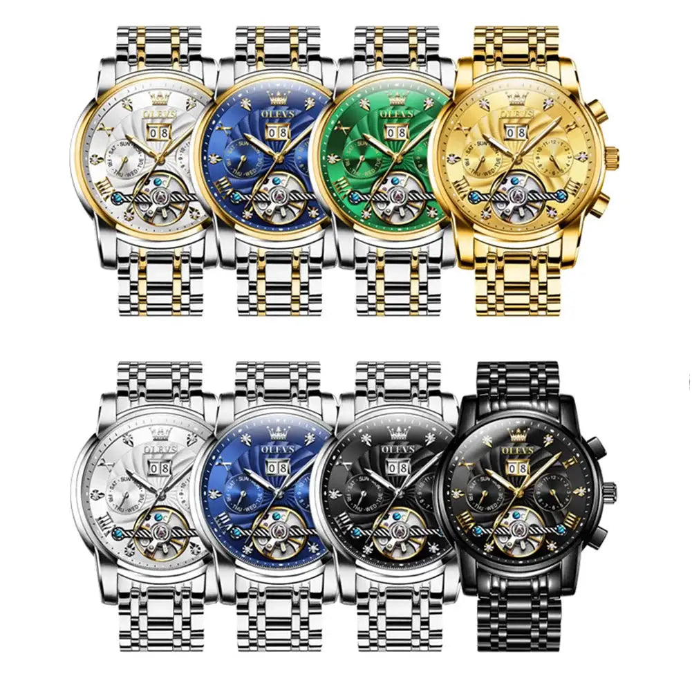 Olevs Men Tourbillon Mechanical Watch — product image 8