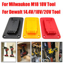 5pcs Tool Holder Dock Wall Mount Storage Rack For Milwaukee Tools