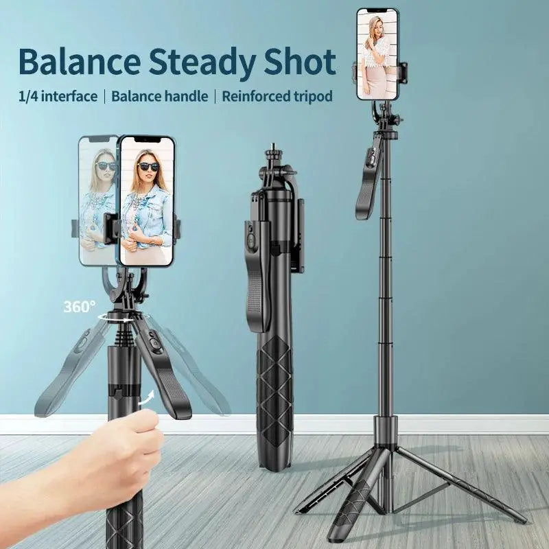 Selfie Stick Tripod With Fill Light Ultimate Content Creator