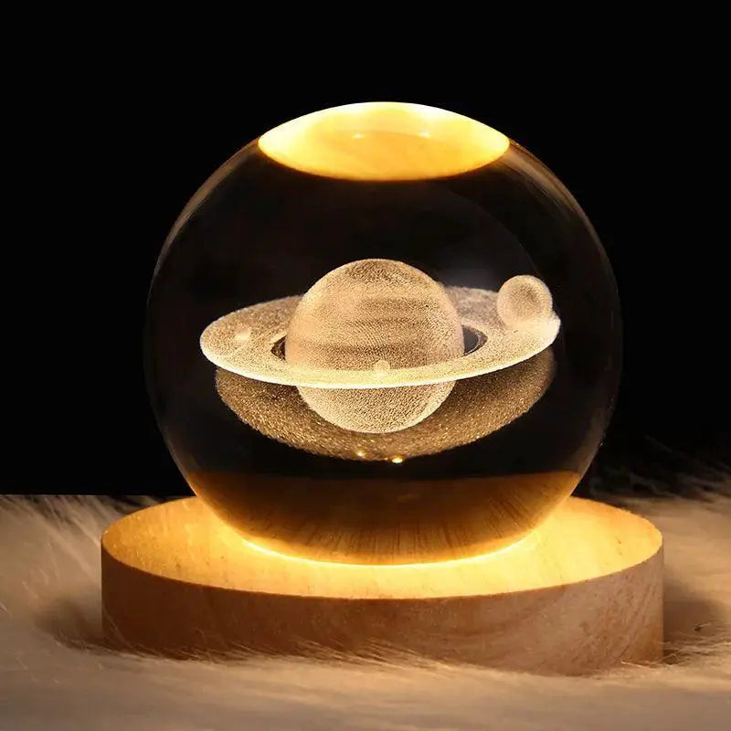 Night Light 3D Nebula Projection Enchanting Crystal Ball