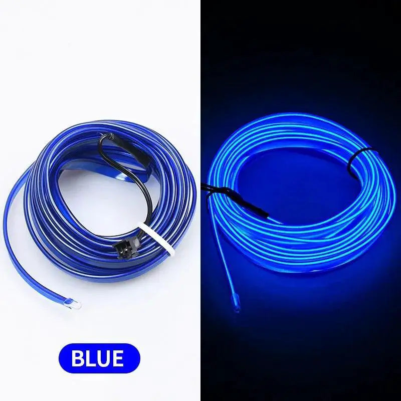 Car Interior Ambient LED Strip Lights USB Powered Decoration