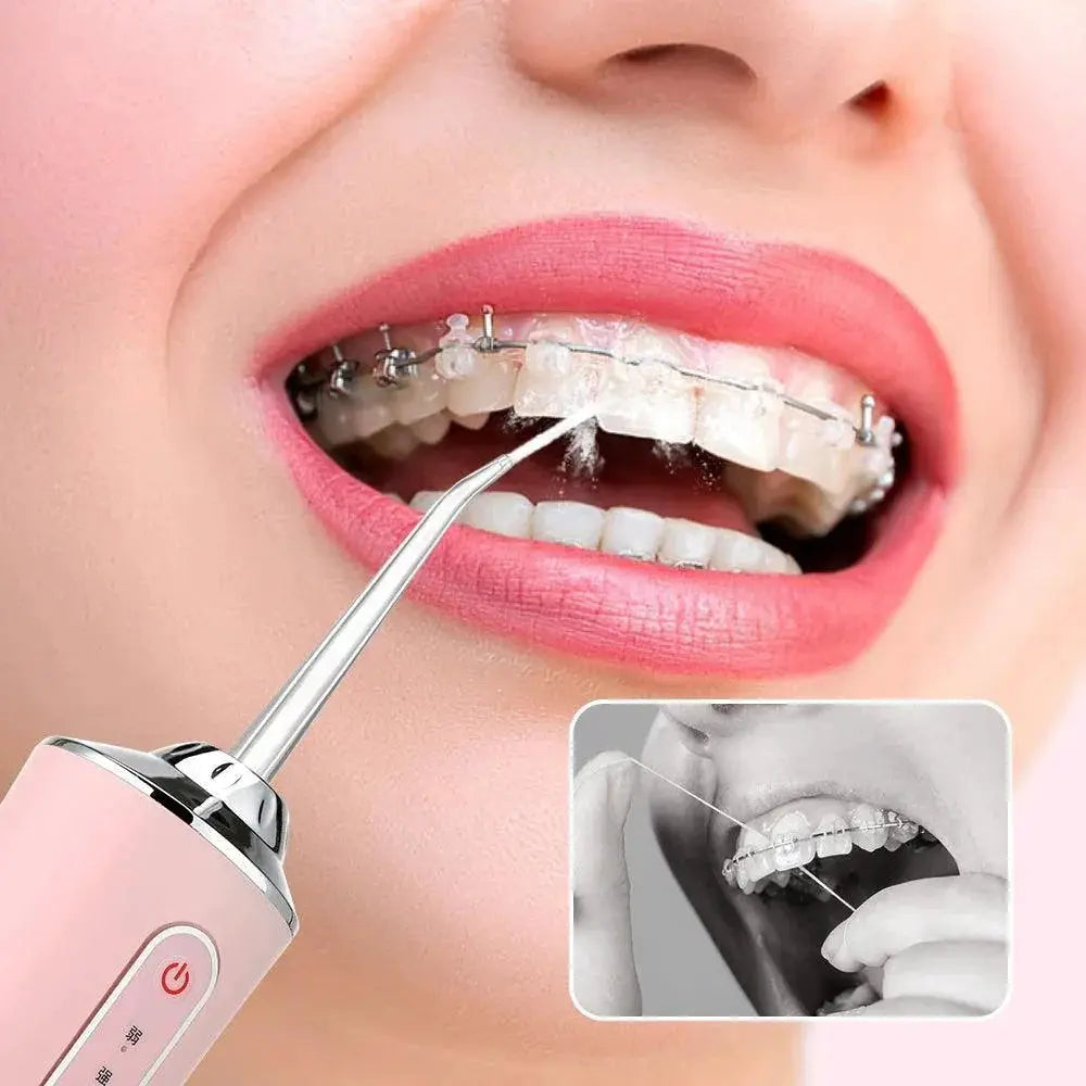 Portable Dental Water Flosser With Smart Features For Care