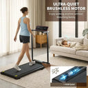 Under Desk Walking Pad 2.5 HP Incline For Small Apartment