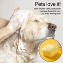 Pet Silicone Shampoo Massager Brush Convenient Grooming Tool