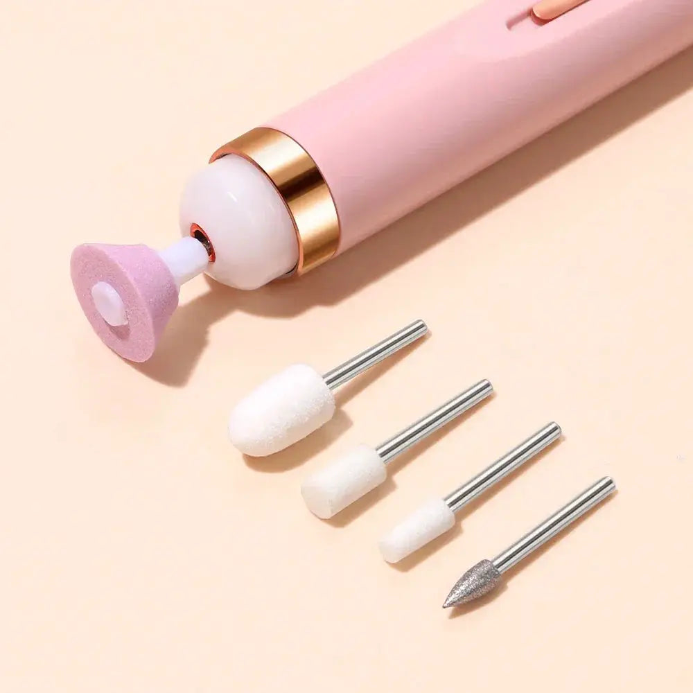 5 In 1 Electric Nail Polish Drill With Light Portable