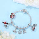 Sterling Silver Charm Star Letters