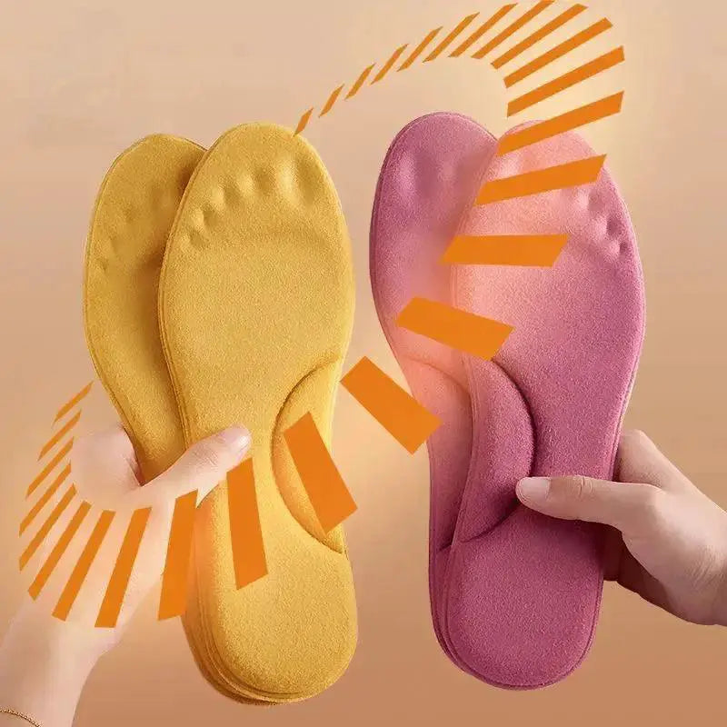 Thermostatic Heated Memory Foam Insoles With Arch Support