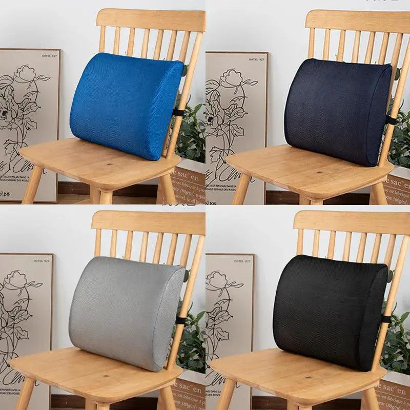 Ergonomic Gel Memory Foam Lumbar Car Seat Cushion Support